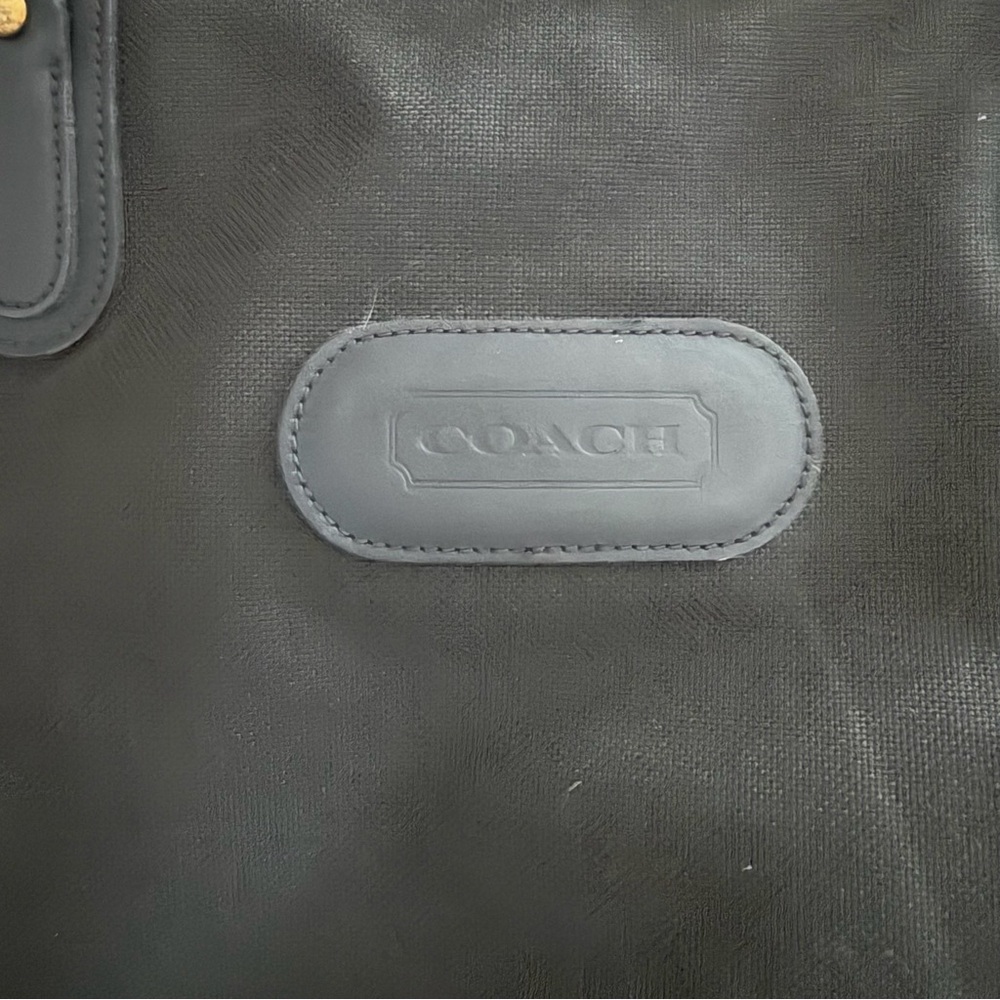 Coach Boston Vintage 1995 Black Triple Level Carryall Suitcase Made in the USA! - Picture 12 of 16